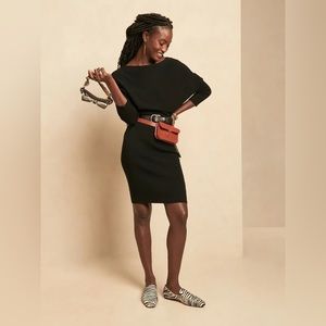 Banana Republic Off the Shoulder Sweater Dress NWOT